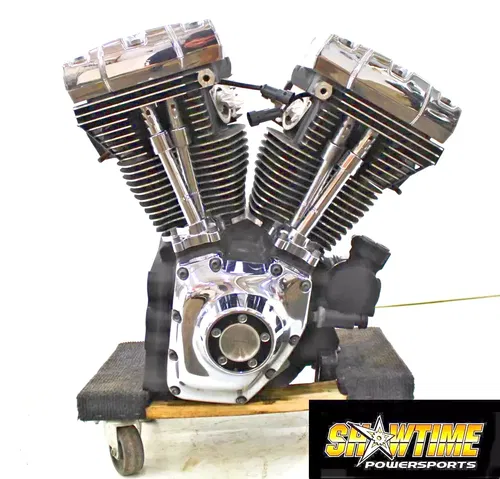 09-16 HARLEY-DAVIDSON FLTRXS ENGINE MOTOR HEAD CASES CRANK 96CI TWIN CAM A