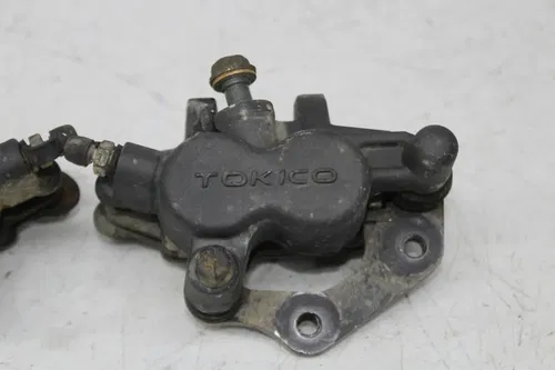 08-14 KAWASAKI KSF450 KFX450R RIGHT LEFT FRONT BRAKE CALIPER CALIPERS PAIR