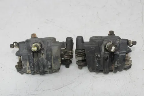 08-14 KAWASAKI KSF450 KFX450R RIGHT LEFT FRONT BRAKE CALIPER CALIPERS PAIR