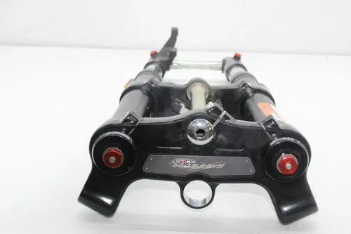 08-10 BUELL FIREBOLT XB12R FRONT FORKS SUSPENSION TRIPLE TREE CLAMP (STRAIGHT)