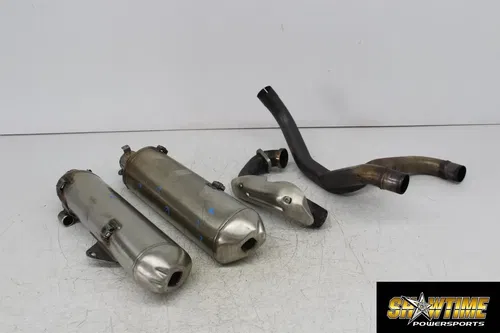 13-15 HUSQVARNA TR650 TERRA FULL EXHAUST SYSTEM HEADERS HEAD PIPE MUFFLER