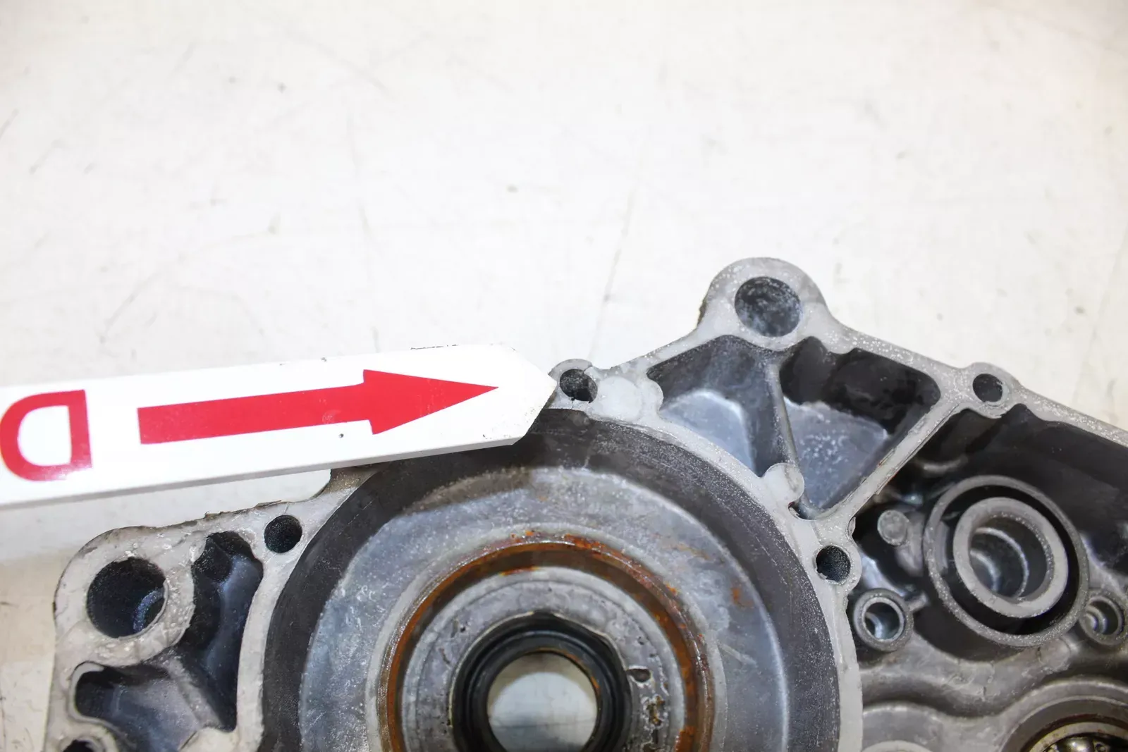 96-06 KAWASAKI KDX200 LEFT RIGHT ENGINE MOTOR CRANKCASE CRANK CASES BLOCK