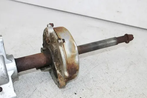 1986 KAWASAKI BAYOU KLF185A REAR AXLE BACK WHEEL PIVOT BOLT AXEL SHAFT ASSEMBLY