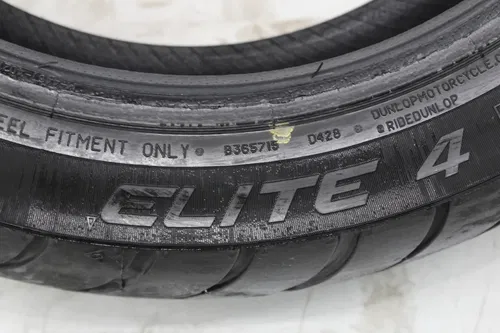 DUNLOP ELITE 4 180/60 R16 M/C 80H REAR BACK TIRE (TREAD:7/32NDS)