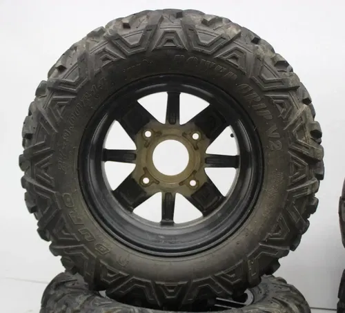 21-24 POLARIS SPORTSMAN 850 ULTIMATE TRAIL LE FRONT REAR BACK WHEELS RIMS SET
