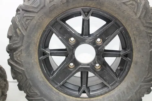 21-24 POLARIS SPORTSMAN 850 ULTIMATE TRAIL LE FRONT REAR BACK WHEELS RIMS SET