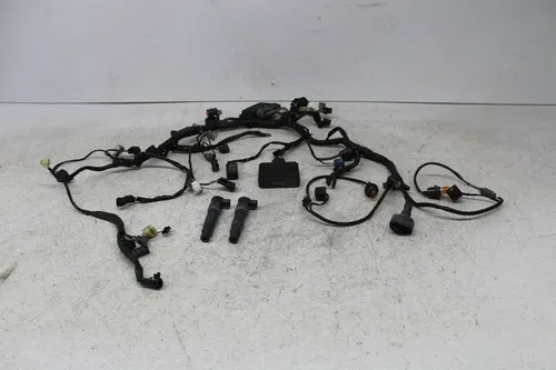 2013 Kawasaki Ninja EX650E MAIN ENGINE WIRING HARNESS W/ COILS & RECTIFIER