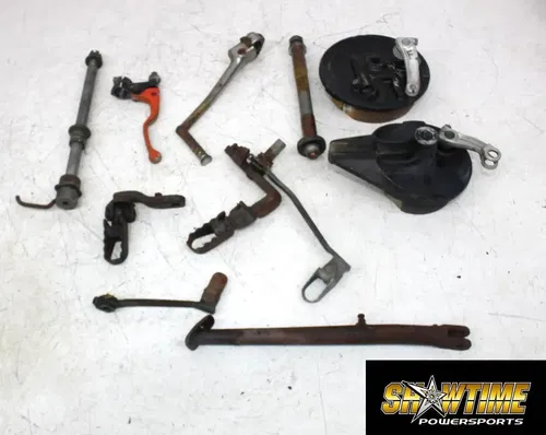 80 HONDA XL250 PARTS HARDWARE FRONT REAR DRUM KICKER AXLE PEGS KICKSTAND SHIFTER