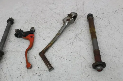 80 HONDA XL250 PARTS HARDWARE FRONT REAR DRUM KICKER AXLE PEGS KICKSTAND SHIFTER