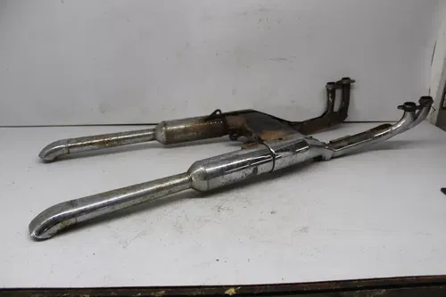 84-87 HONDA GOLDWING 1200 FULL EXHAUST SYSTEM HEADERS HEAD PIPE MUFFLER
