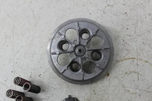 87 YAMAHA SRX250 SRX 250 CLUTCH BASKET HUB PRESSURE PLATE SPRINGS ASSEMBLY