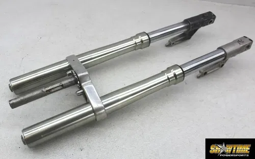 00 BUELL LIGHTNING X1 FRONT FORKS SHOCK SUSPENSION LOWER TREE CLAMP (READ)