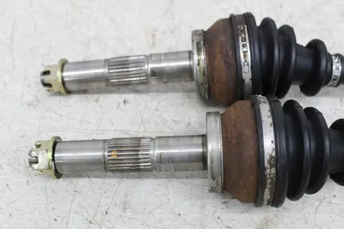 02 POLARIS SPORTSMAN 400 FRONT LEFT RIGHT DRIVE CV AXLES PIVOTS SHAFTS