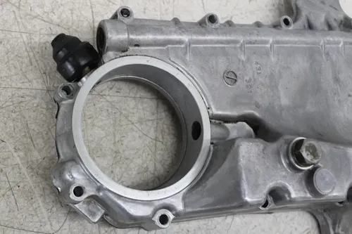 83 KAWASAKI GPZ750 ZX750A CLUTCH SIDE ENGINE MOTOR COVER W OIL PAN