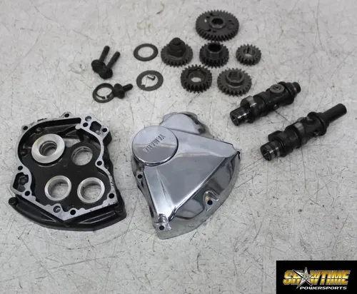 07-08 YAMAHA ROADLINER XV1900 CAMSHAFT CAMS CAM SHAFTS PLATE COVER GEARS