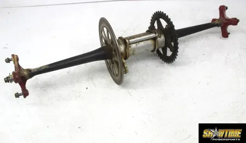 03 Yamaha Warrior 350 Rear Axle Back Wheel Pivot Bolt Axel Shaft hubs (read)
