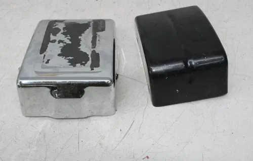 12-16 HARLEY-DAVIDSON DYNA LOW RIDER FXDL BATTERY SIDE COVER COVERS PAIR (READ)