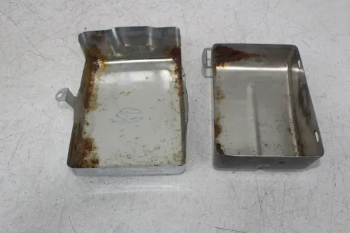 12-16 HARLEY-DAVIDSON DYNA LOW RIDER FXDL BATTERY SIDE COVER COVERS PAIR (READ)
