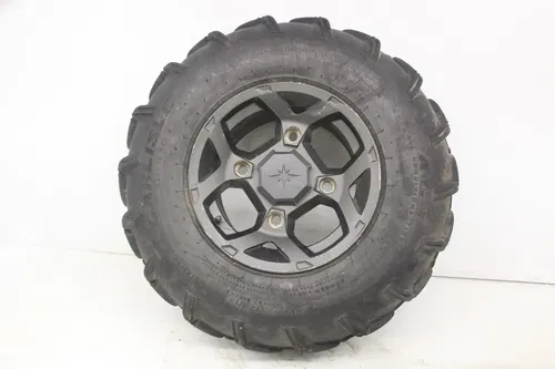 08-10 POLARIS RZR 800 FRONT REAR WHEELS RIMS (SEE DESCP)