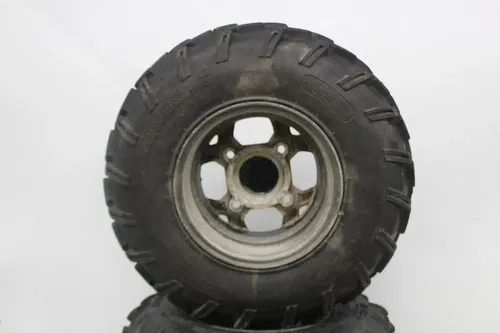 08-10 POLARIS RZR 800 FRONT REAR WHEELS RIMS (SEE DESCP)