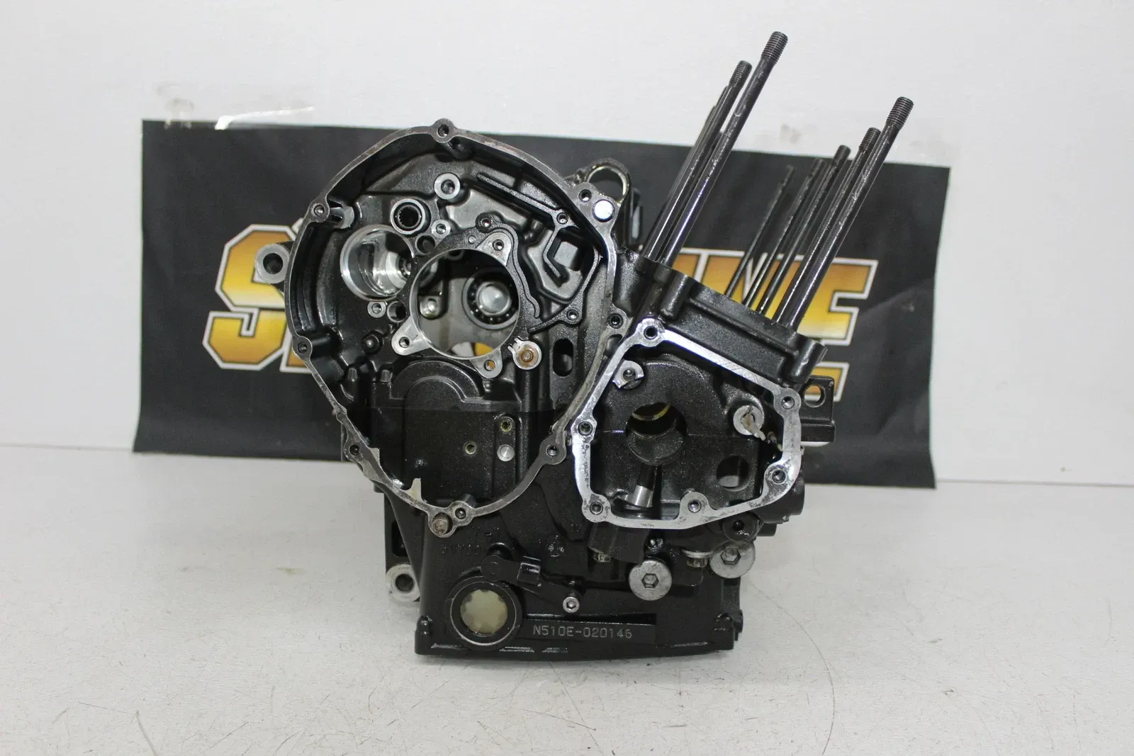 04-06 YAMAHA YZF R1 ENGINE MOTOR CRANKCASE CRANK CASES BLOCK