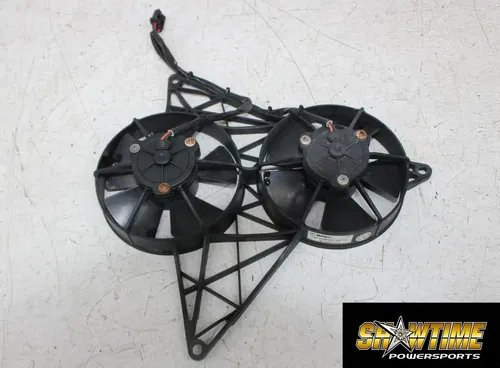 04-05 HARLEY-DAVIDSON V-ROD VRSCB ENGINE RADIATOR COOLING FAN FANS SET PAIR