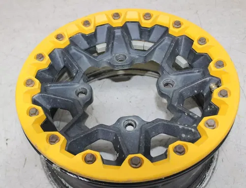 13-14 CAN-AM MAVERICK 1000R 4X4 XRS FRONT WHEEL RIM (SEE DESCP)