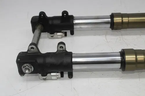 00-01 HONDA RVT1000R RC51 SP1 FRONT FORKS TRIPLE TREE CLAMP FORK TUBES (READ)
