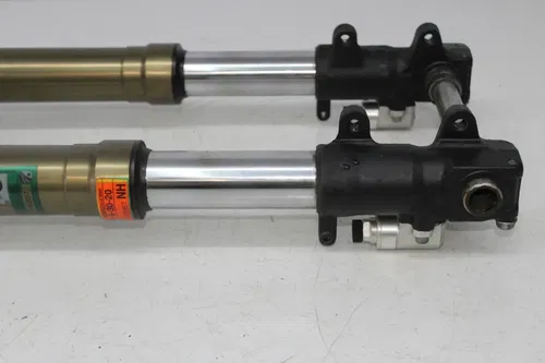 00-01 HONDA RVT1000R RC51 SP1 FRONT FORKS TRIPLE TREE CLAMP FORK TUBES (READ)