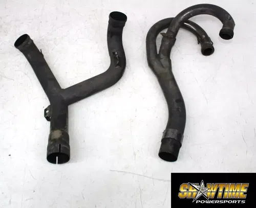 01 KTM 640 DUKE II EXHAUST HEADER PIPES MANIFOLD SET