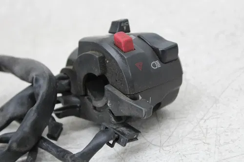 00-02 KAWASAKI NINJA ZX6R LEFT CLIP ON HANDLE HORN LIGHT SIGNALS SWITCH
