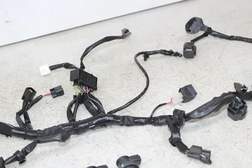 19 KAWASAKI NINJA 400 EX400 MAIN ENGINE WIRING HARNESS W/ COILS AND RECTIFIER