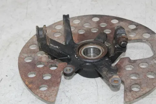 03 YAMAHA GRIZZLY 660 FRONT RIGHT STEERING KNUCKLE SPINDLE