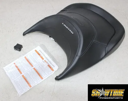 20 CAN-AM SPYDER RT REAR PASSENGER SEAT PAD SADDLE PILLION HEATED HEAT SWITCH