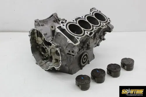 01-06 HONDA CBR600F4I CBR600 F4I ENGINE CRANKCASE CRANK CASES BLOCK PISTONS