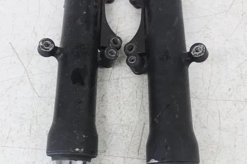 00-02 KAWASAKI NINJA ZX6R FRONT END FORKS TRIPLE TREE CLAMP FORK TUBES BENT