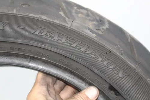 harley davidson dunlop 180/65b16 m/c 81h rear back tire (tread:7/32nds)