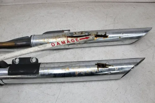 14 KAWASAKI VULCAN 900 VN900C CLASSIC EXHAUST PIPE MUFFLERS HEADERS (SEE DESC)