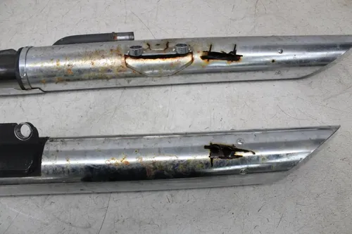 14 KAWASAKI VULCAN 900 VN900C CLASSIC EXHAUST PIPE MUFFLERS HEADERS (SEE DESC)