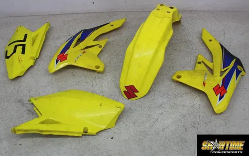 07-09 SUZUKI RMZ250 FRONT WHEEL LEFT RIGHT SIDE FENDER COWL FAIRING KIT (READ)