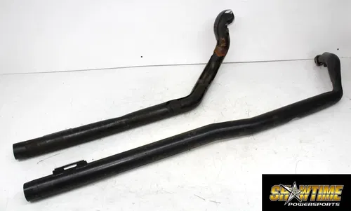 00-06 HARLEY-DAVIDSON FLHTI ROAD BURNER EXHAUST PIPE HEADERS MUFFLERS SET (READ)