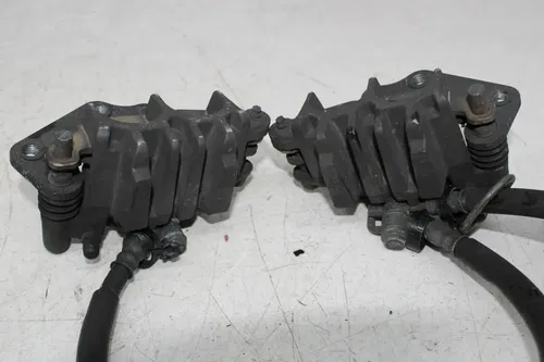 06-08 KAWASAKI NINJA EX650 FRONT REAR BRAKE CALIPERS MASTER CYLINDER MZA LEVER