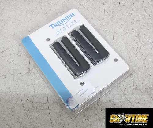08-20 TRIUMPH AMERICA FRONT HIGHWAY FOOT RESTS PEGS STEPS SET PAIR