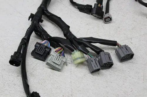 23 KAWASAKI NINJA ZX6R ZX636 MAIN ENGINE WIRING HARNESS MOTOR W/ RECTIFIER