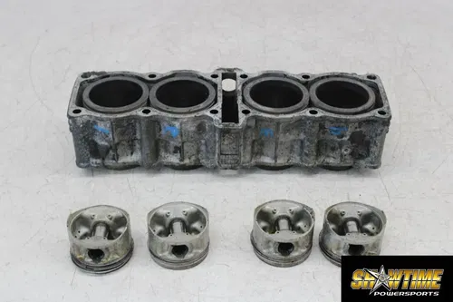 85-87 YAMAHA FAZER 700 FZX700 ENGINE MOTOR CYLINDER JUG W PISTONS