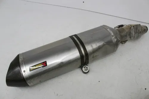 04-10 APRILIA RSV1000R AKRAPOVIC EXHAUST PIPE MUFFLER SLIP ON SILENCER SET (READ