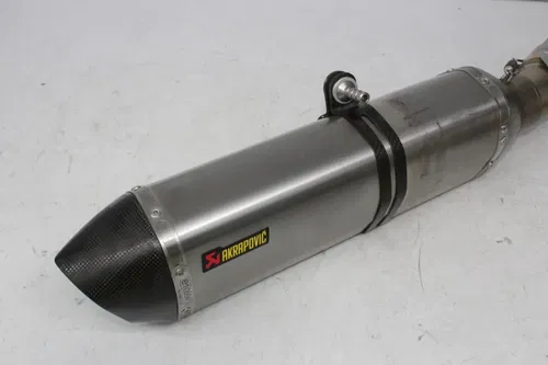 04-10 APRILIA RSV1000R AKRAPOVIC EXHAUST PIPE MUFFLER SLIP ON SILENCER SET (READ