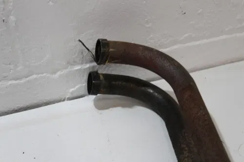1991 KAWASAKI NINJA 600R ZX600C EXHAUST PIPE MUFFLER SLIP ON CAN SILENCER Left