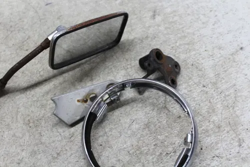 1983 HONDA SHADOW 500 VT500C PARTS REAR PEG BRACKET FENDER MIRROR SHIFTER