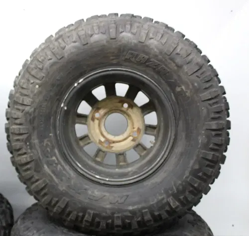 20-21 POLARIS RZR S 1000 PREMIUM REAR BACK FRONT WHEELS RIMS SET (SEE DESCP)